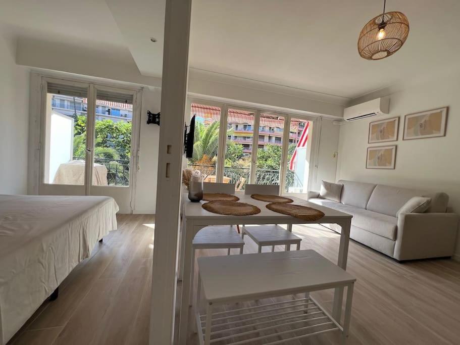 Magnifique T2 Proche Mer Et Ville Refait A Neuf Avec Terrasse 芒通 外观 照片