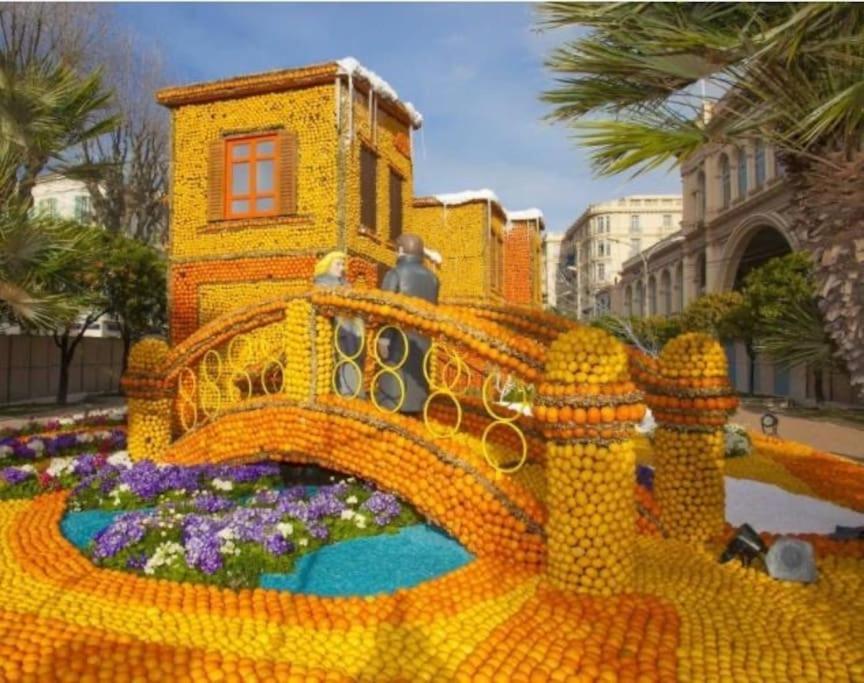 Magnifique T2 Proche Mer Et Ville Refait A Neuf Avec Terrasse 芒通 外观 照片